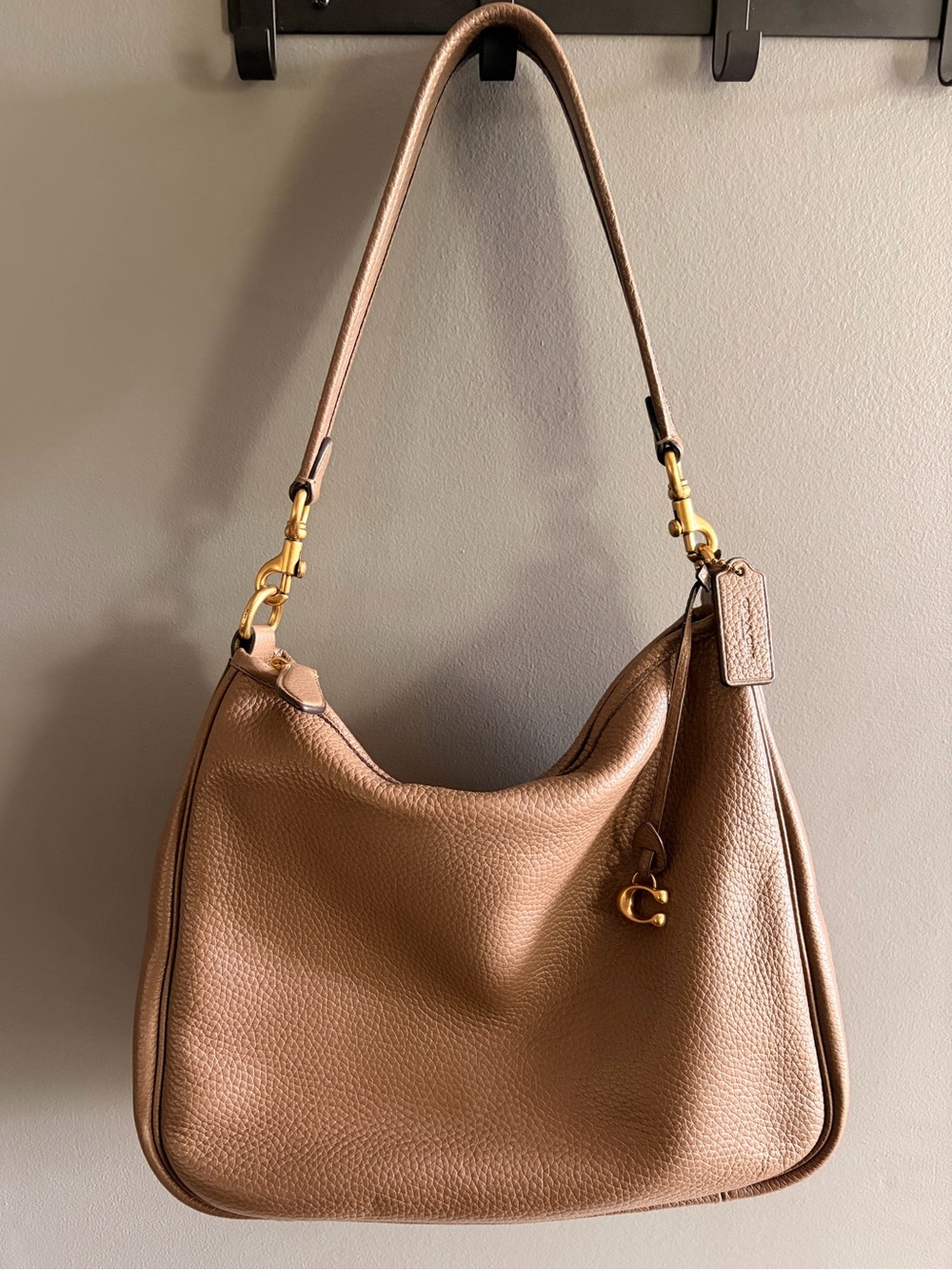 Coach Cary shoulder bag in Dark stone / Hobo Style